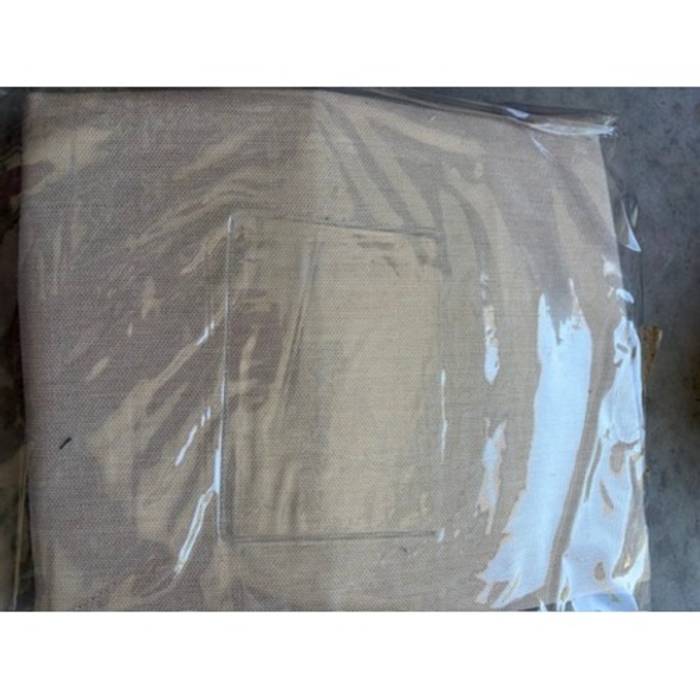Pottery Barn Hampton Swivel Lounge Chair Slipcover Sunbrella Linen Sand NEW